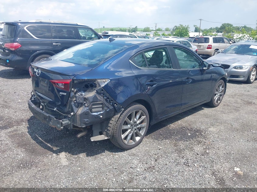Vin: 3mzbn1w30jm163485, lot: 46322633, mazda mazda3 grand touring 20184