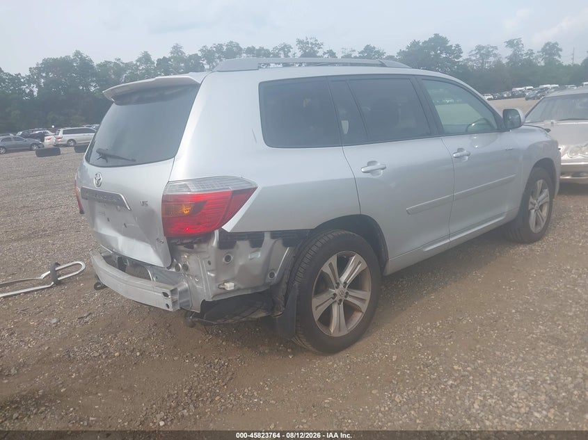 2009 TOYOTA HIGHLANDER auction photo 4