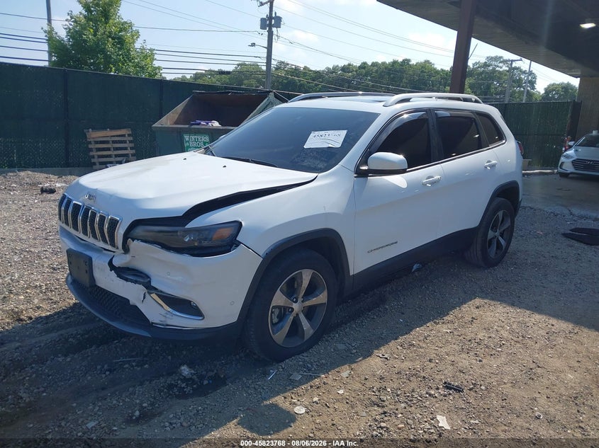 Vin: 1c4pjmdx4md209315, lot: 46322649, jeep cherokee limited 4x4 20212