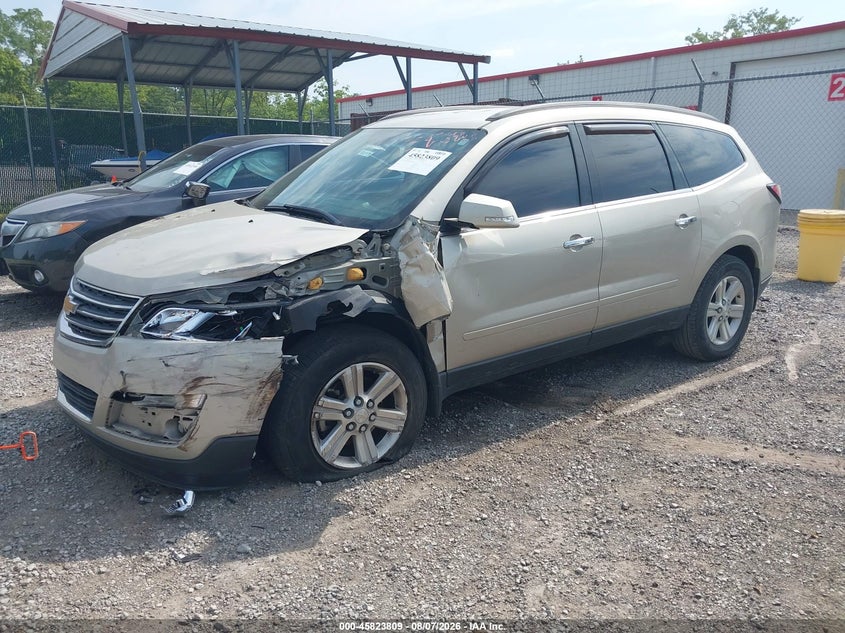 Vin: 1gnkvgkd8dj175056, lot: 46322690, chevrolet traverse lt 20132