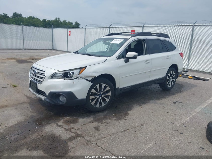 Vin: 4s4bsanc0h3252395, lot: 46322698, subaru outback 2.5i limited 20172
