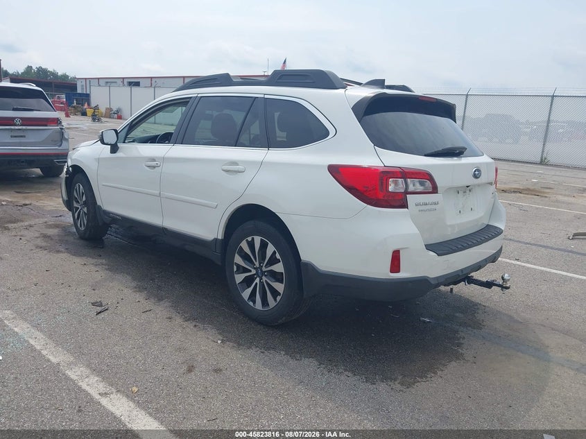Vin: 4s4bsanc0h3252395, lot: 46322698, subaru outback 2.5i limited 20173