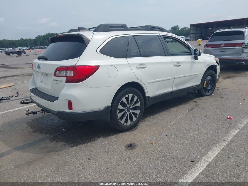 Vin: 4s4bsanc0h3252395, lot: 46322698, subaru outback 2.5i limited 20174