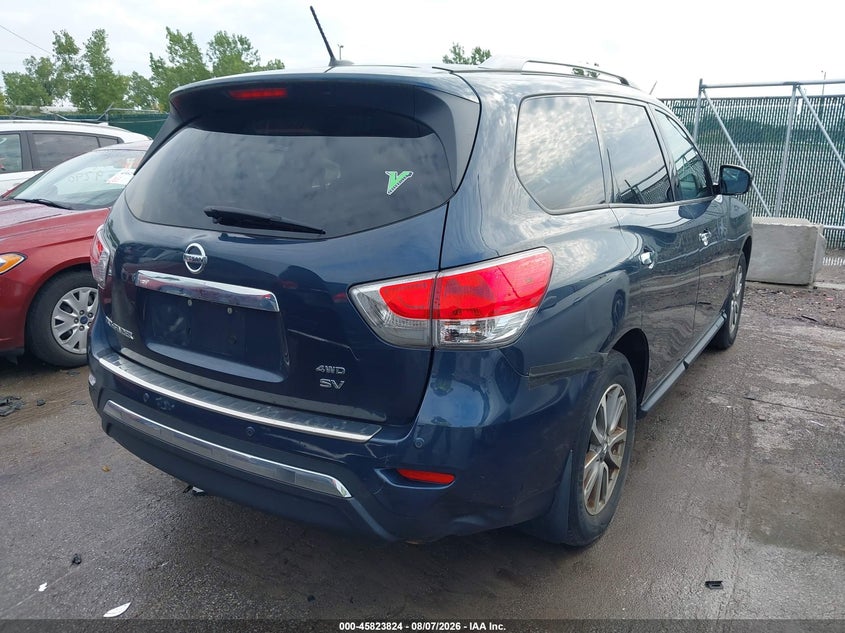 Vin: 5n1ar2mm9gc633491, lot: 46322706, nissan pathfinder sv 20164