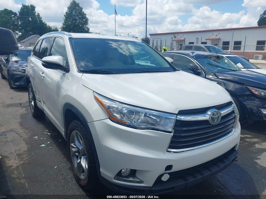 Vin: 5tdykrfhxfs093792, lot: 46322734, toyota highlander limited v6 2015 img_1