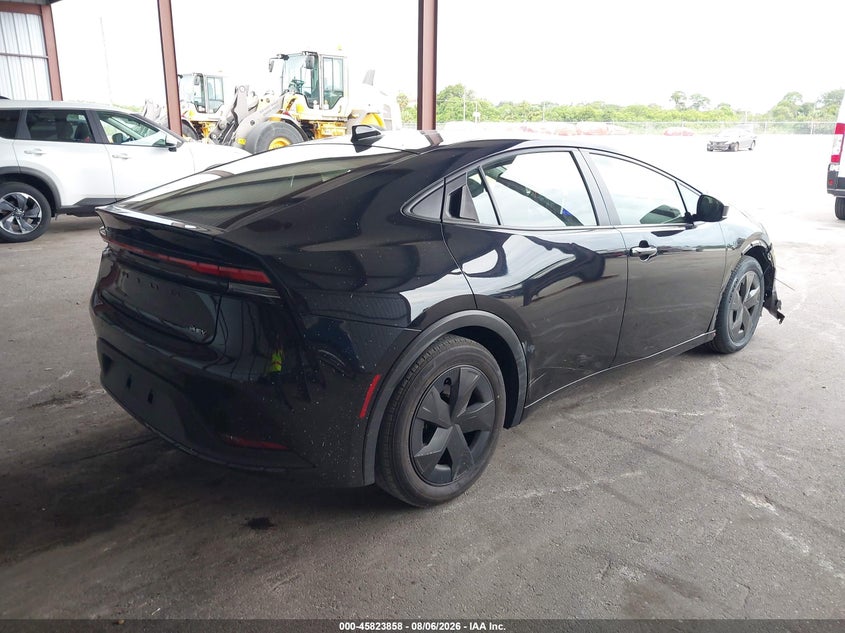 Vin: jtdacaauxs3052398, lot: 46322739, toyota prius le 20254