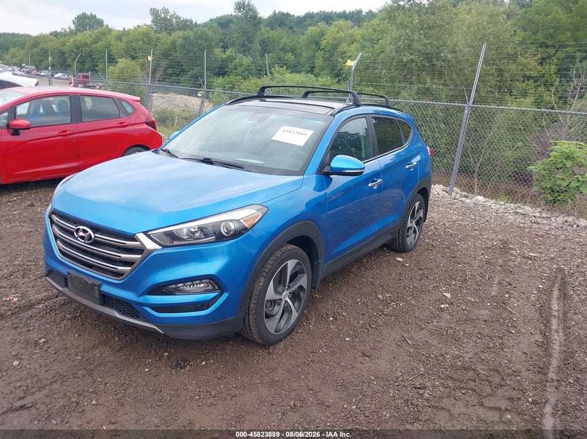 Vin: km8j3ca29gu150975, lot: 46322770, hyundai tucson limited 20162