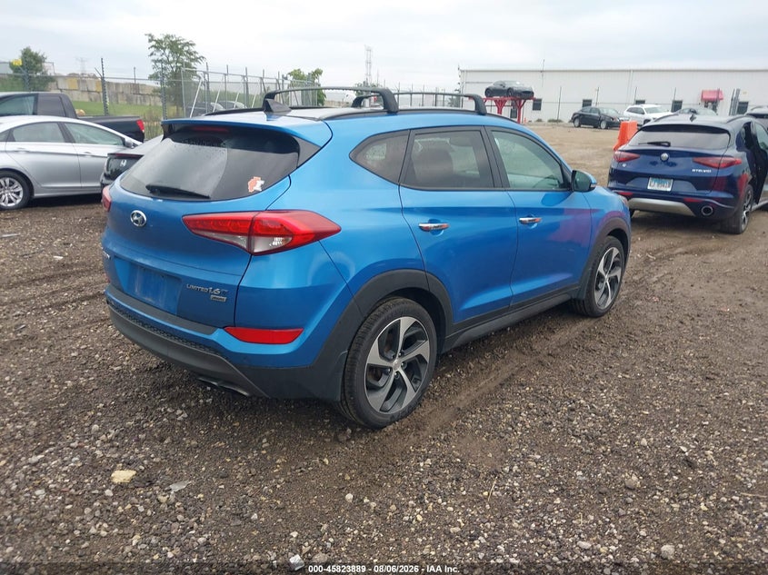 Vin: km8j3ca29gu150975, lot: 46322770, hyundai tucson limited 20164