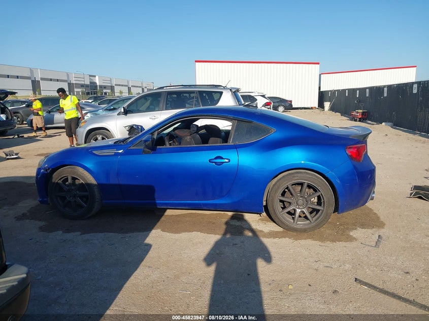 SUBARU BRZ 2015 VIN JF1ZCAB1XF9603901