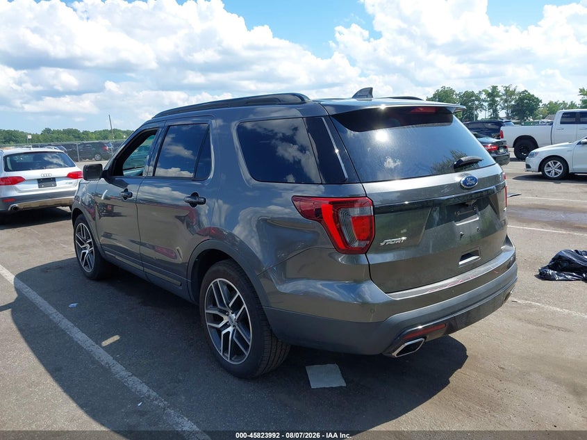 Vin: 1fm5k8gt3gga59992, lot: 46322873, ford explorer sport 20163