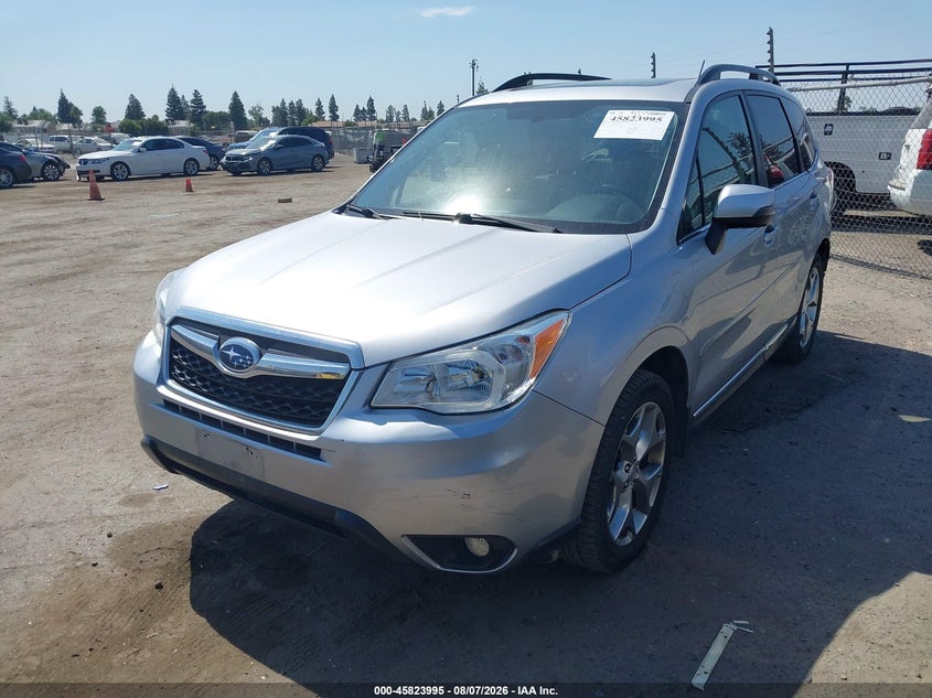 Vin: jf2sjauc8fh812285, lot: 46322876, subaru forester 2.5i touring 20152