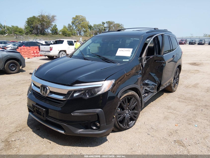 Vin: 5fnyf6h55kb042656, lot: 46322880, honda pilot ex-l 20192