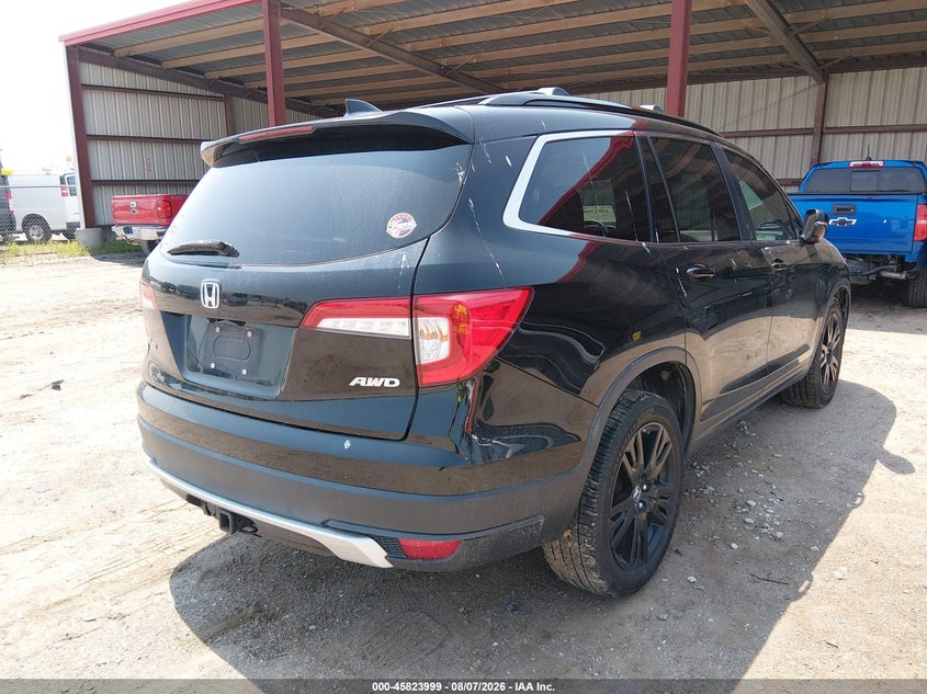 Vin: 5fnyf6h55kb042656, lot: 46322880, honda pilot ex-l 20194