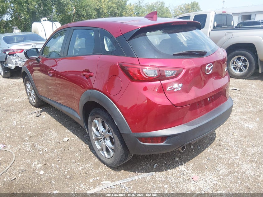 Vin: jm1dkfb76k0428196, lot: 46322886, mazda cx-3 sport 20193