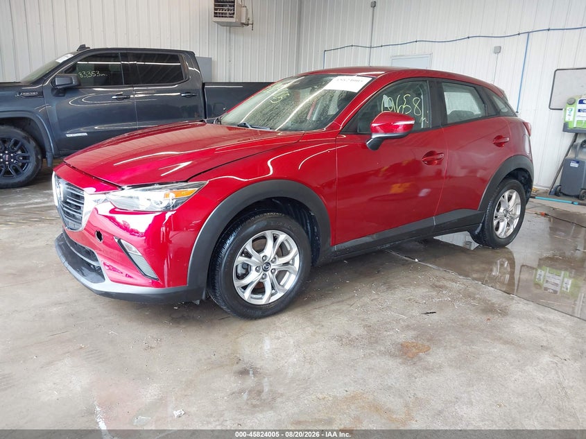 Vin: jm1dkfb76k0428196, lot: 46322886, mazda cx-3 sport 20192
