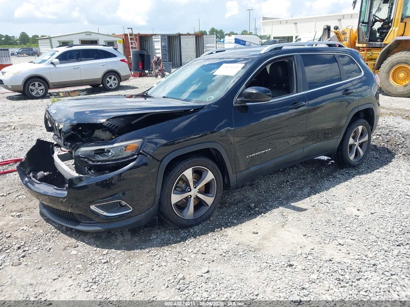 Vin: 1c4pjldb4kd185142, lot: 46322891, jeep cherokee limited fwd 20192