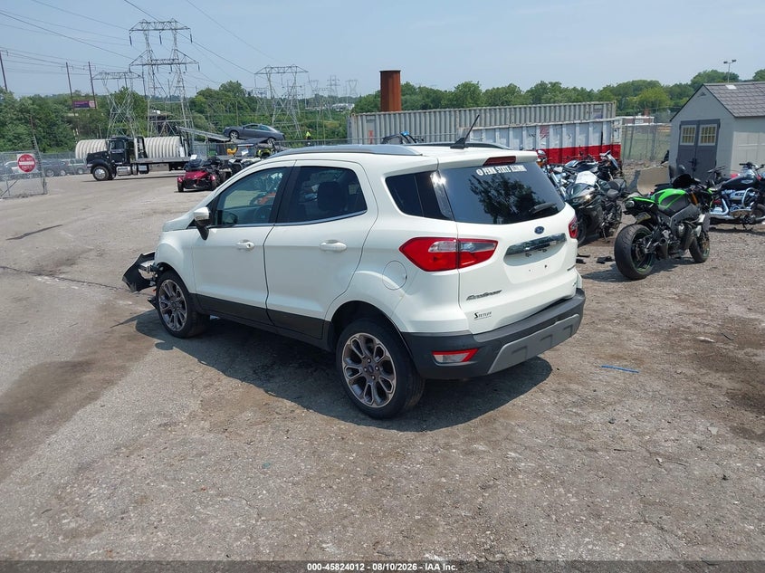 2019 FORD ECOSPORT SPORT UTILITY VEHICLE 2.0L I-4 DI, DOHC, VVT, 166HP
