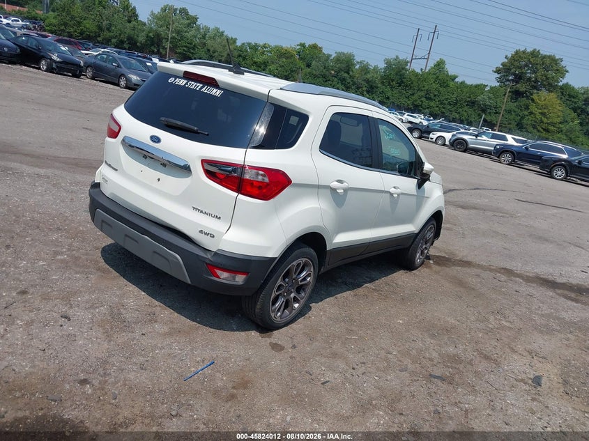 2019 FORD ECOSPORT SPORT UTILITY VEHICLE 2.0L I-4 DI, DOHC, VVT, 166HP