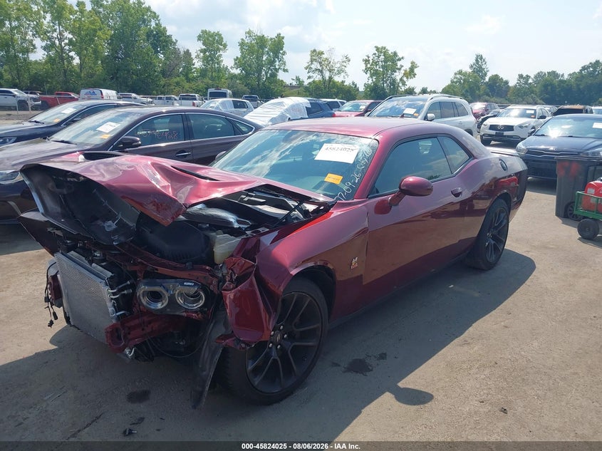 Vin: 2c3cdzfj0nh122578, lot: 46322905, dodge challenger r/t scat pack 20222