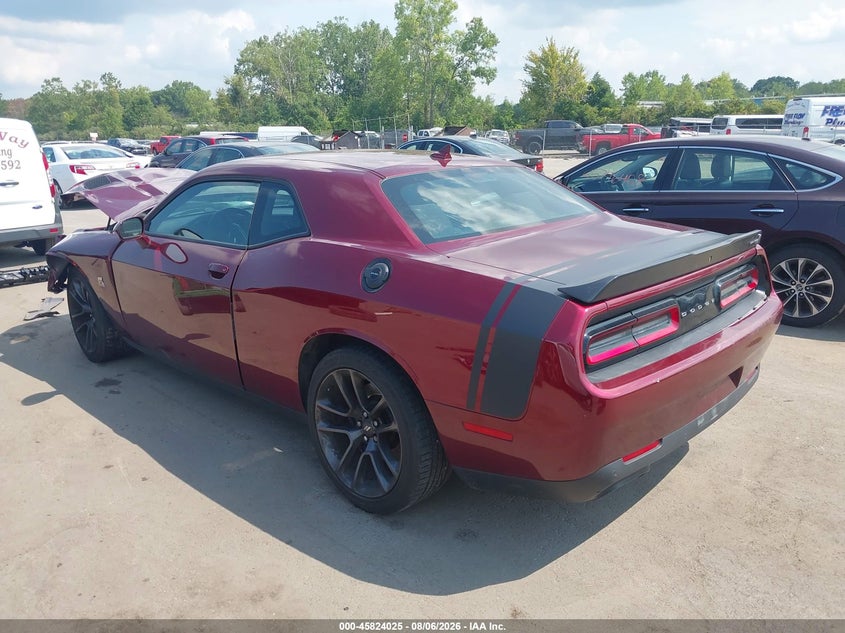 Vin: 2c3cdzfj0nh122578, lot: 46322905, dodge challenger r/t scat pack 20223
