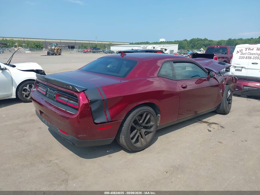 Vin: 2c3cdzfj0nh122578, lot: 46322905, dodge challenger r/t scat pack 20224