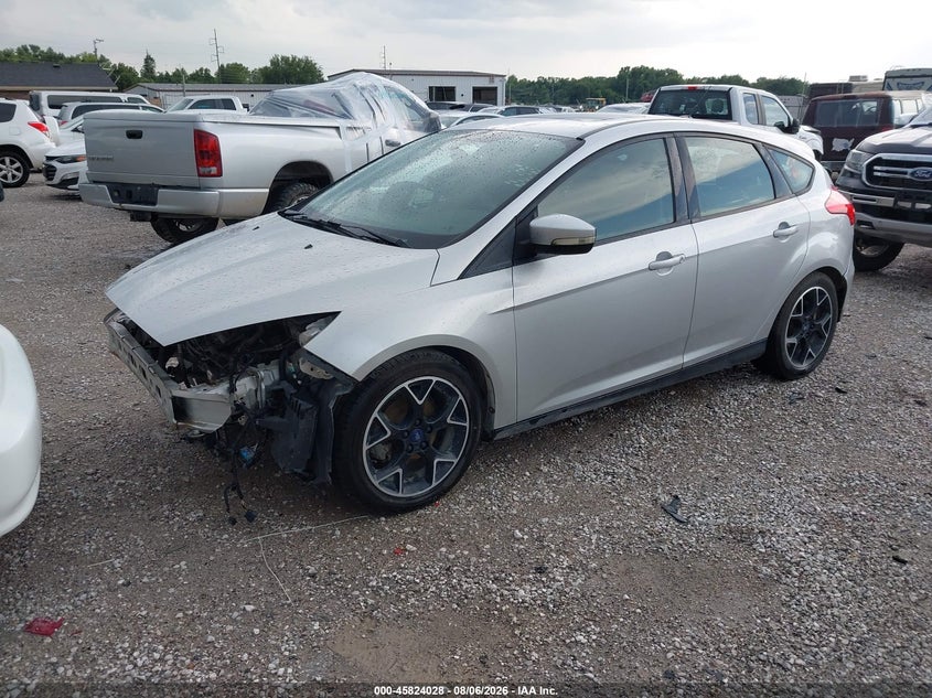 Vin: 1fadp3m29hl257023, lot: 46322909, ford focus sel 20172