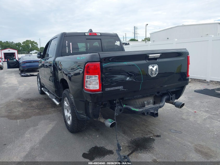 Vin: 1c6rreft4kn813270, lot: 46322929, ram 1500 big horn/lone star  4x2 5'7 box 20193