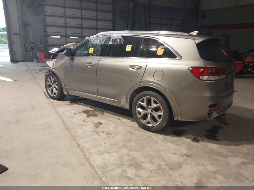 Vin: 5xypkda56jg416849, lot: 46322933, kia sorento 3.3l sx 20183