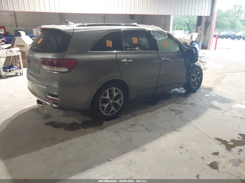 Vin: 5xypkda56jg416849, lot: 46322933, kia sorento 3.3l sx 20184