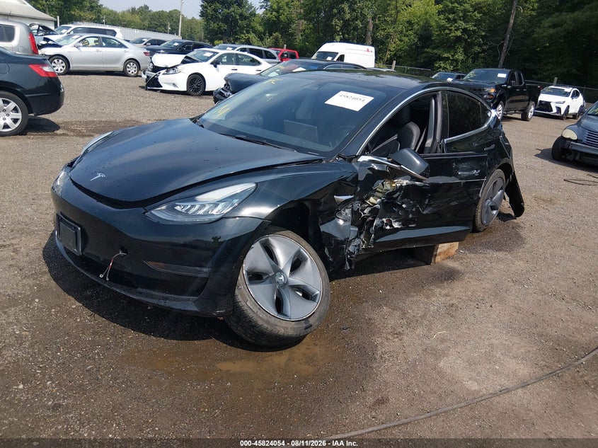 Vin: 5yj3e1ea0kf306965, lot: 46322935, tesla model 3 long range/mid range/standard range/standard range plus 20192