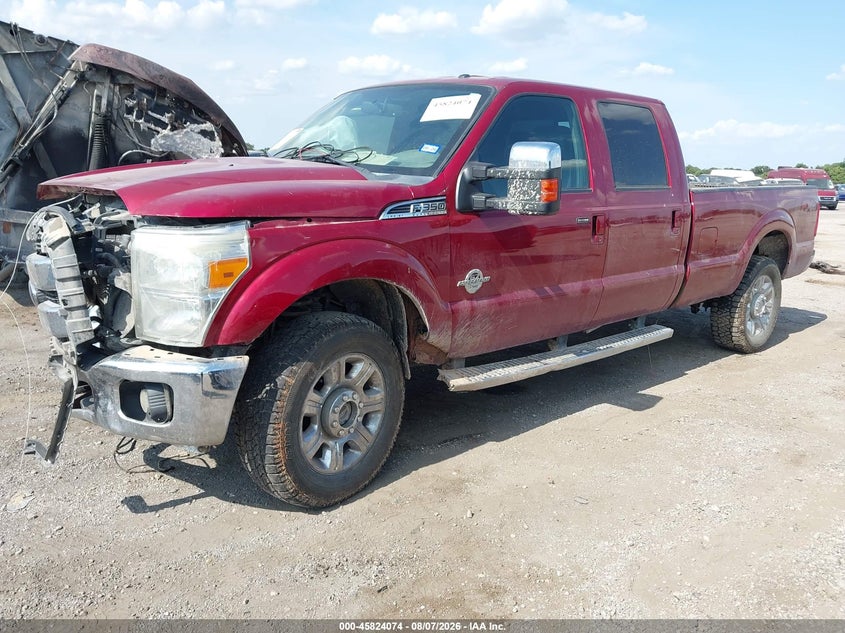 2013 Ford F350, Удар спереди, IAAI, VIN 1FT8W3BT9DEB51096 — фото 2