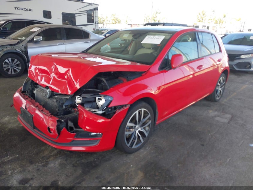 Vin: 3vw217au5gm013279, lot: 46322988, volkswagen golf tsi se 4-door 20162