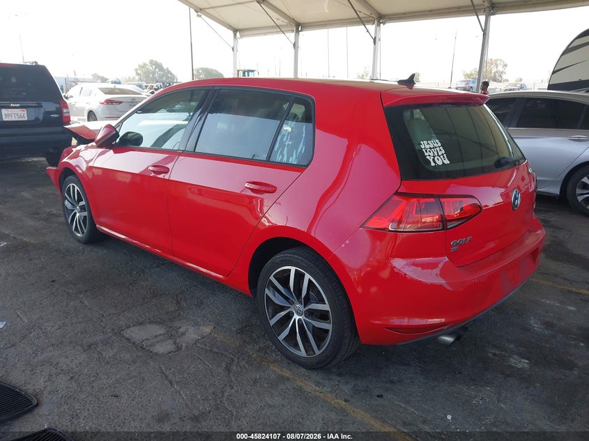 Vin: 3vw217au5gm013279, lot: 46322988, volkswagen golf tsi se 4-door 20163