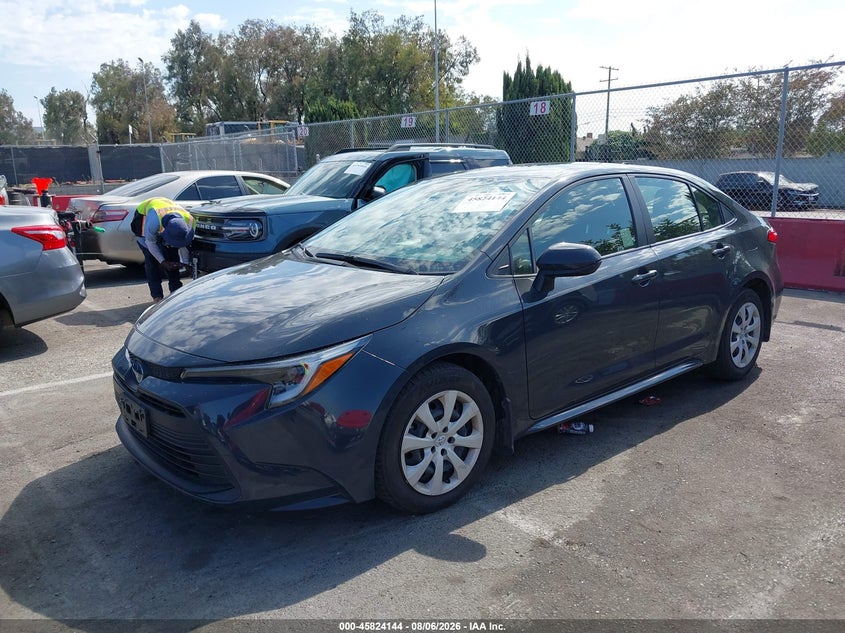Vin: jtdbcmfe4s3071312, lot: 46323025, toyota corolla hybrid le 20252