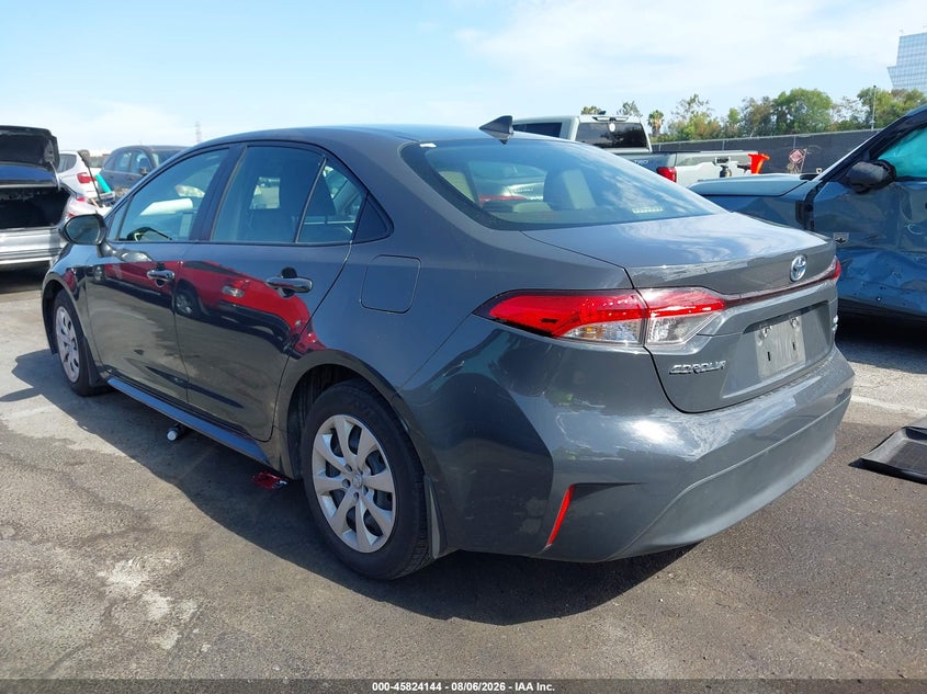 Vin: jtdbcmfe4s3071312, lot: 46323025, toyota corolla hybrid le 20253