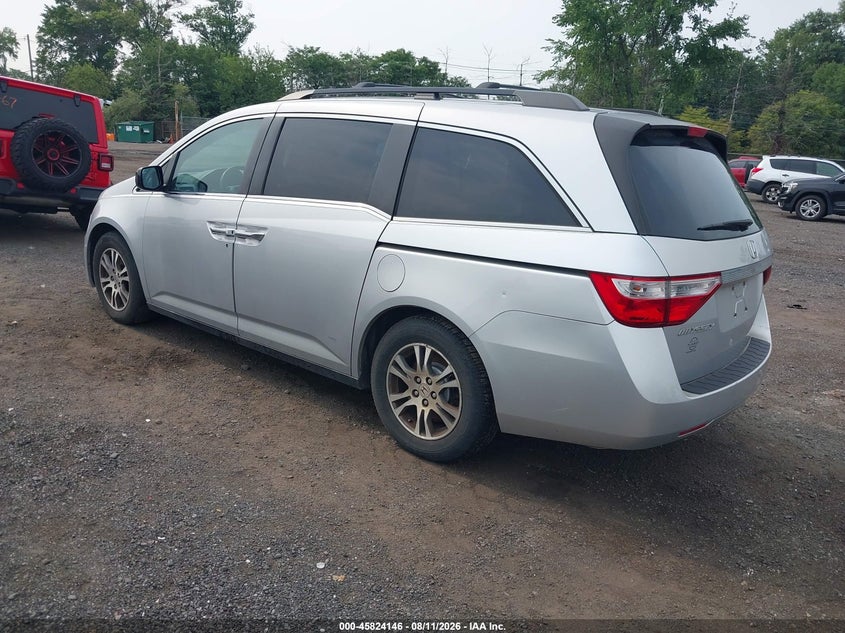 Vin: 5fnrl5h49cb136913, lot: 46323027, honda odyssey ex 20123
