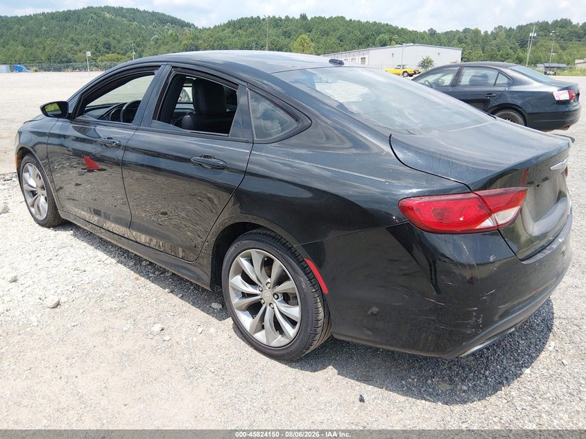 Vin: 1c3cccbb3fn557456, lot: 46323031, chrysler 200 s 20153