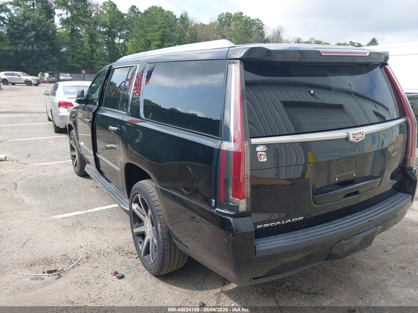 Vin: 1gys4hkj2gr334225, lot: 46323039, cadillac escalade esv luxury collection 20163