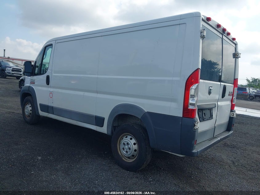 Vin: 3c6trvag4he547939, lot: 46323043, ram promaster 1500 low roof 136 wb 20173