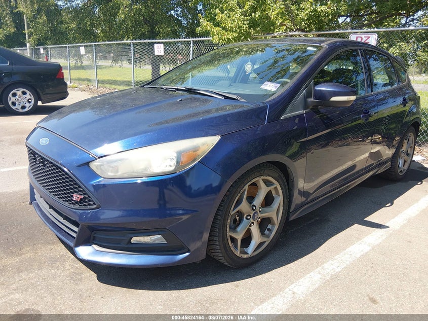 Vin: 1fadp3l92gl228055, lot: 46323044, ford focus st 20162