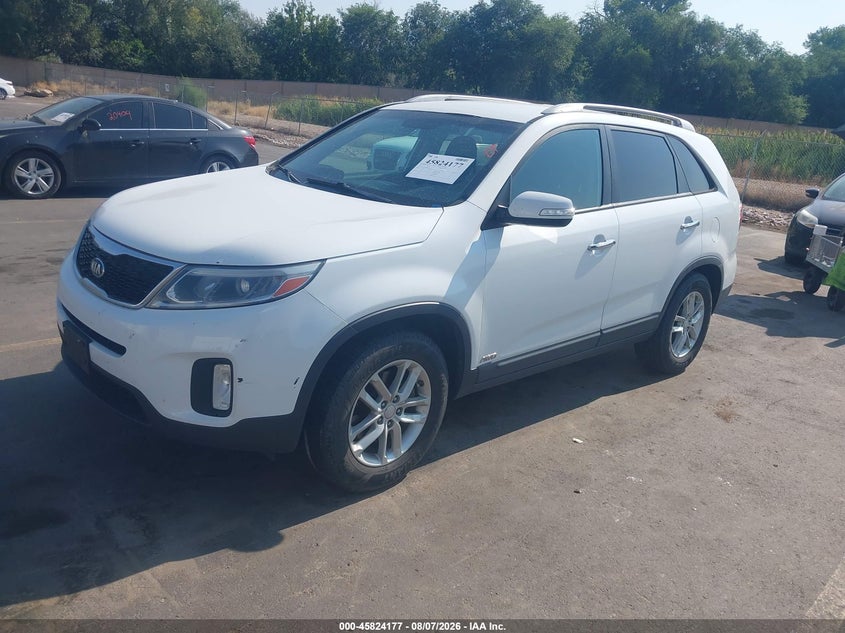 Vin: 5xyktca64fg570669, lot: 46323058, kia sorento lx 20152