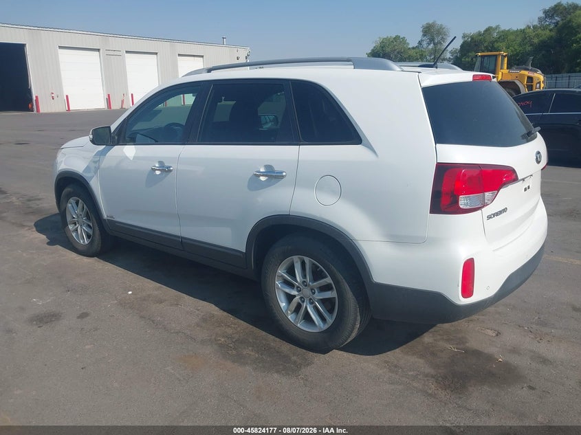 Vin: 5xyktca64fg570669, lot: 46323058, kia sorento lx 20153