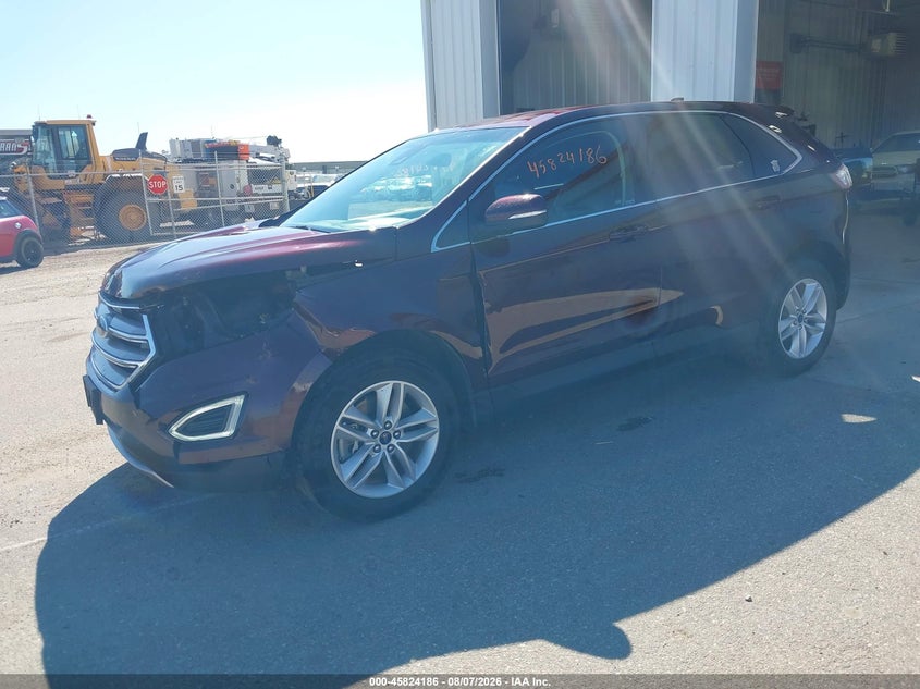 Vin: 2fmpk4j98jbc51793, lot: 46323067, ford edge sel 20182