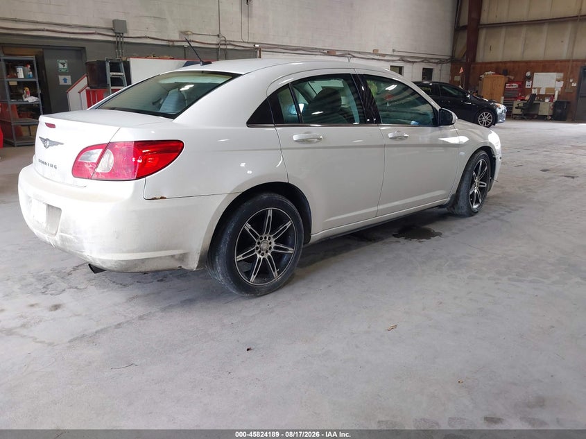 2008 CHRYSLER SEBRING SEDAN 2.7L V-6 DOHC, 189HP