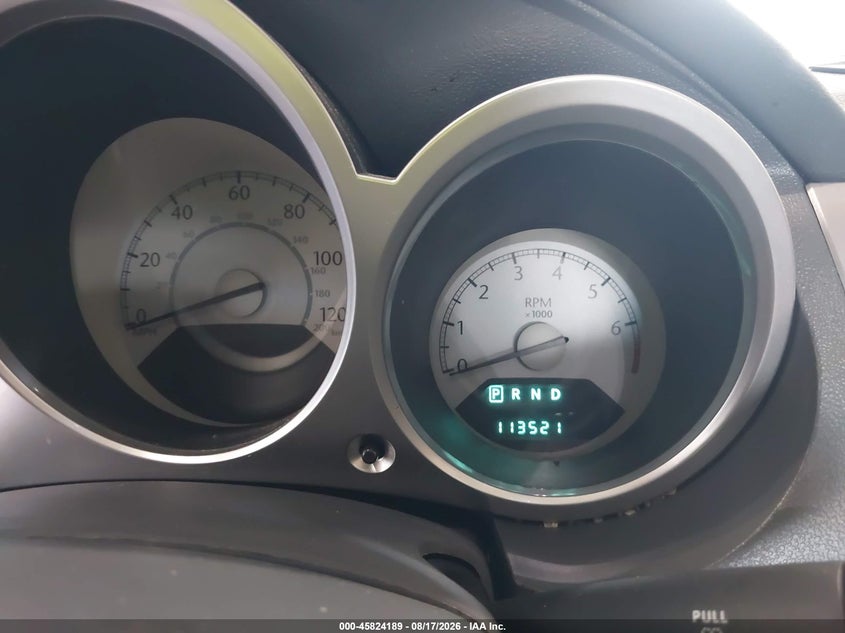 2008 CHRYSLER SEBRING SEDAN 2.7L V-6 DOHC, 189HP