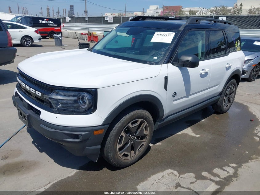 Vin: 3fmcr9c62rre16101, lot: 46323073, ford bronco sport outer banks 20242
