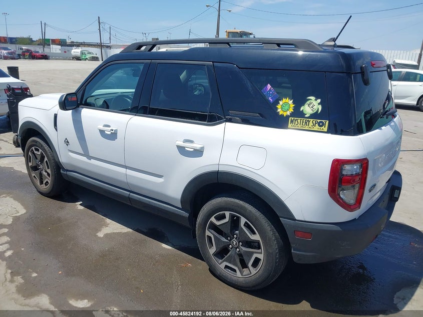 Vin: 3fmcr9c62rre16101, lot: 46323073, ford bronco sport outer banks 20243