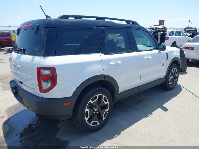 Vin: 3fmcr9c62rre16101, lot: 46323073, ford bronco sport outer banks 20244