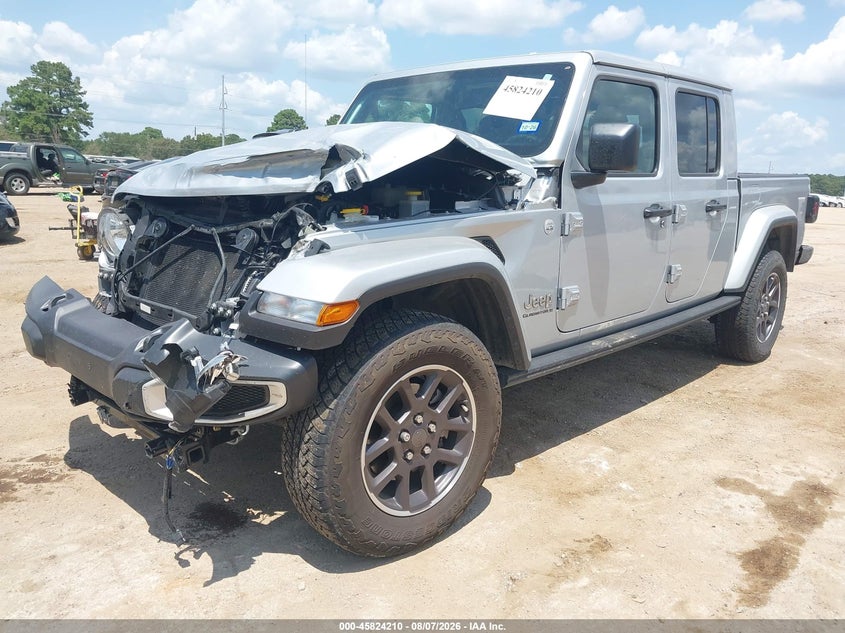 Vin: 1c6hjtfg2pl548037, lot: 46323092, jeep gladiator overland 4x4 20232