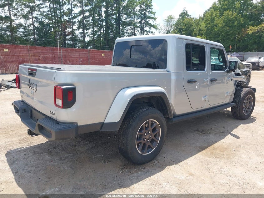 Vin: 1c6hjtfg2pl548037, lot: 46323092, jeep gladiator overland 4x4 20234